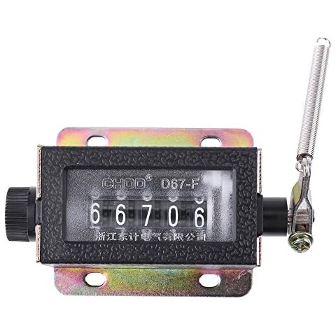 Contador de Tally Manual D67-F de Walfront con 5 Dígitos Cover