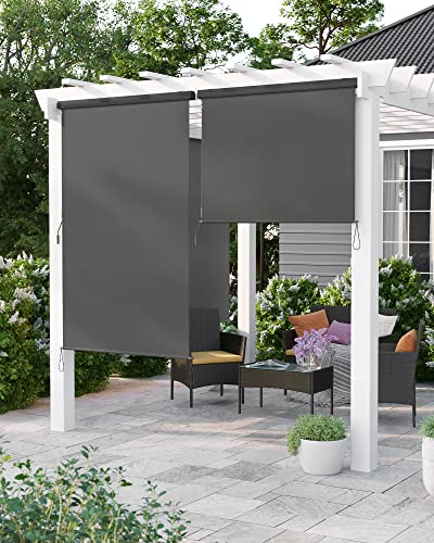 SONGMICS Tenda da Sole Verticale, Estensibile, 2.5...