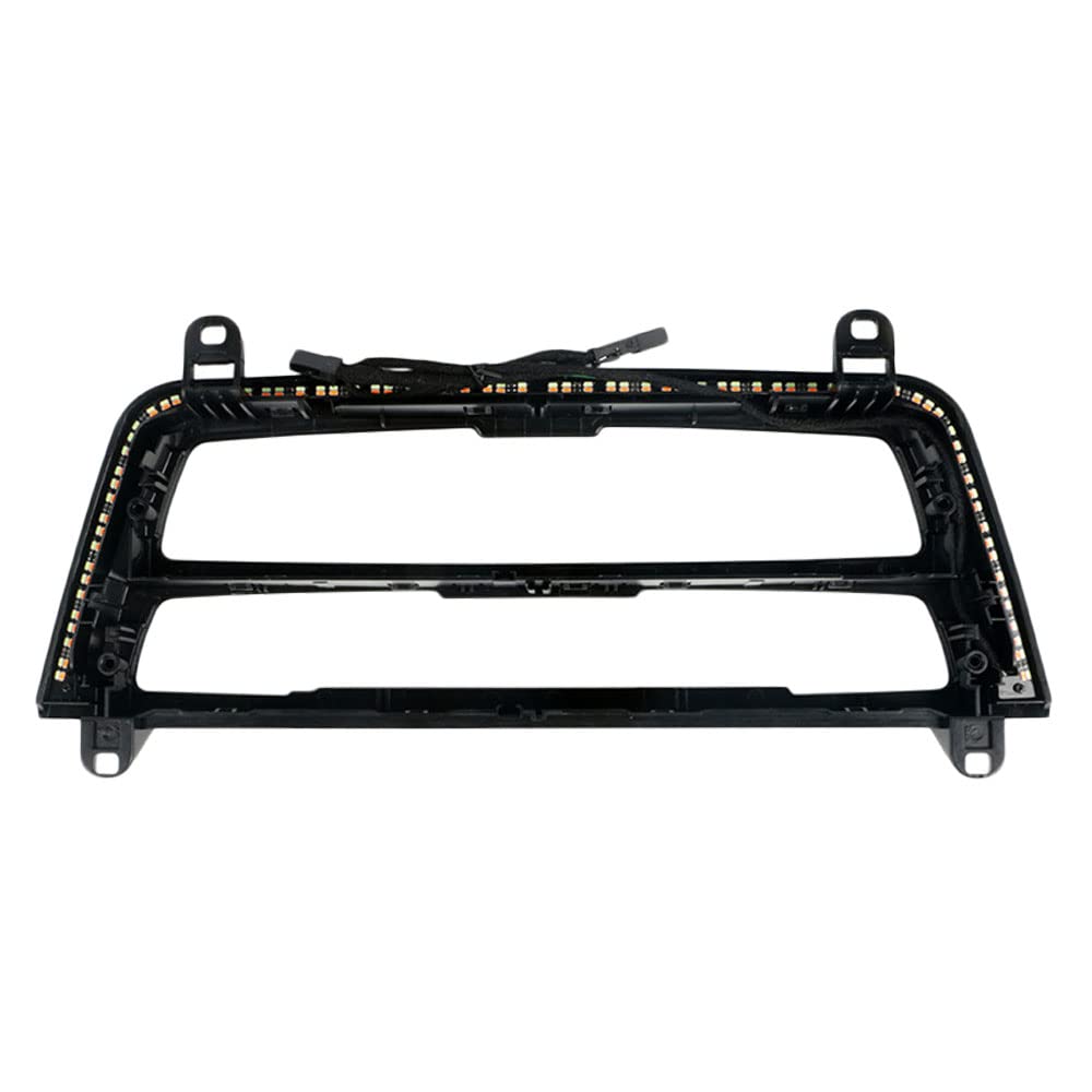 Panel de aire acondicionado interior de coche Riloer iluminación LED luz ambiental consola central de doble color para lámpara de ambiente compatible con B-M-VV 3 4 Series 3GT F30 F36 M3 M4