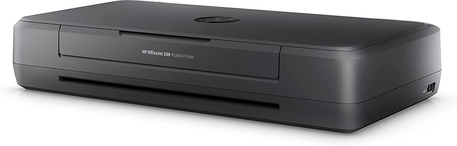HP OfficeJet 200 Mobile Impresora de chorro de tinta, Pantalla LED, Wi-Fi, Wi-Fi Direct, App HP Smart, USB, negro (Reacondicionado)