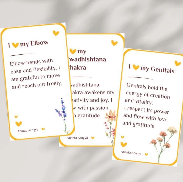 KALYA SHASTRA Ananta Arogya – 108 Cards of Self-Love, Healing & Gratitude for Loving Yourself