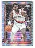 2025-26 Topps Chrome Pulsar Refractor #168 Deandre Ayton Portland Trail blazers NBA Basketball Trading Card
