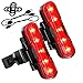BUDERMMY Luz Trasera Bicicleta(2 Paquetes) LED Luces Bicicleta Luz Bicicleta Trasera Recargable USB con 5 Modos Fijos e Intermitentes,Adecuado para Cascos, Bicicletas, Scooters