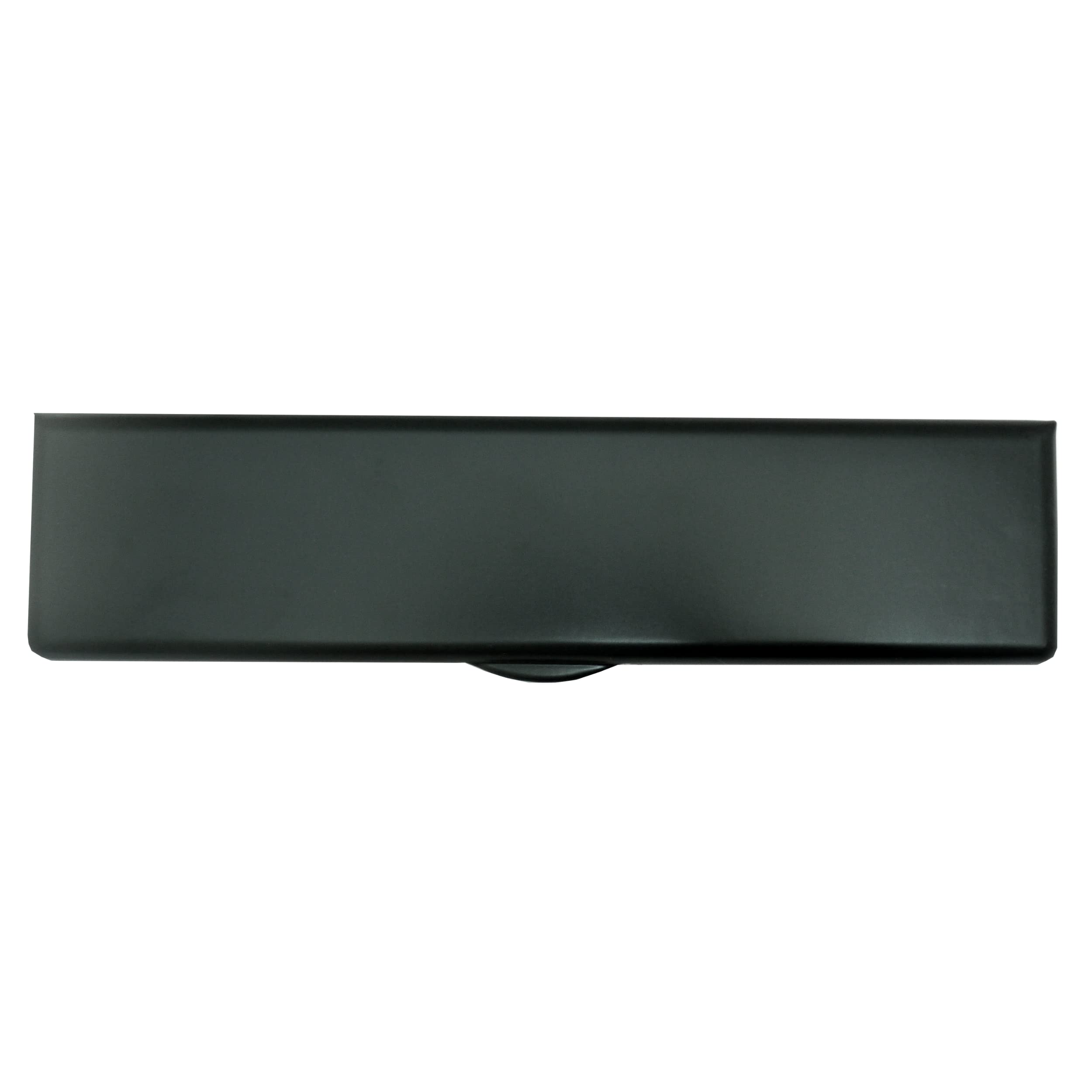 Uap Black 12 Inch Iplate Letter Box With Anti-Vandal Flap & Brushes - Draught Proof, Post Box For Wooden & Upvc Doors (24-80Mm) - Weather-Resistant, Secure Letterplate Design (Black)