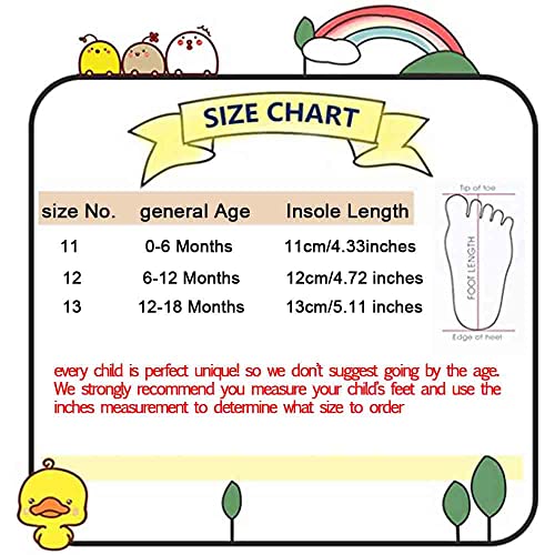 Clowora Unsex Baby Shoes Boys Girls Infant Sneakers Non-Slip Soft Rubber Sole Toddler Crib First Walker Lightweight Shoes thumb #5