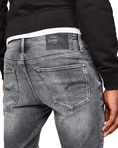 G-STAR RAW Men's 3301 Slim Short, Nero (vintage