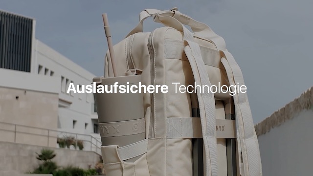 ONYX Trinkflasche 1,2L Mit Strohhalm - Auslaufsicherer Thermosbecher Für Heiße & Kalte Getränke