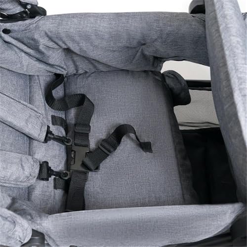 Pemberly Row Double Stroller Foldable Baby Twin Lightweight Infant Pushchair