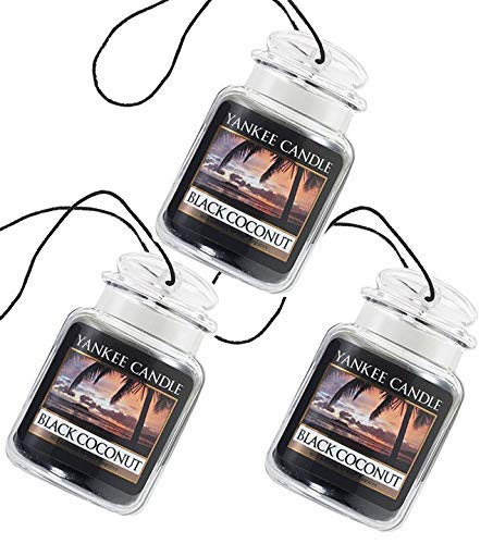 3 x Yankee candle Black Coconut car jar Ultimate