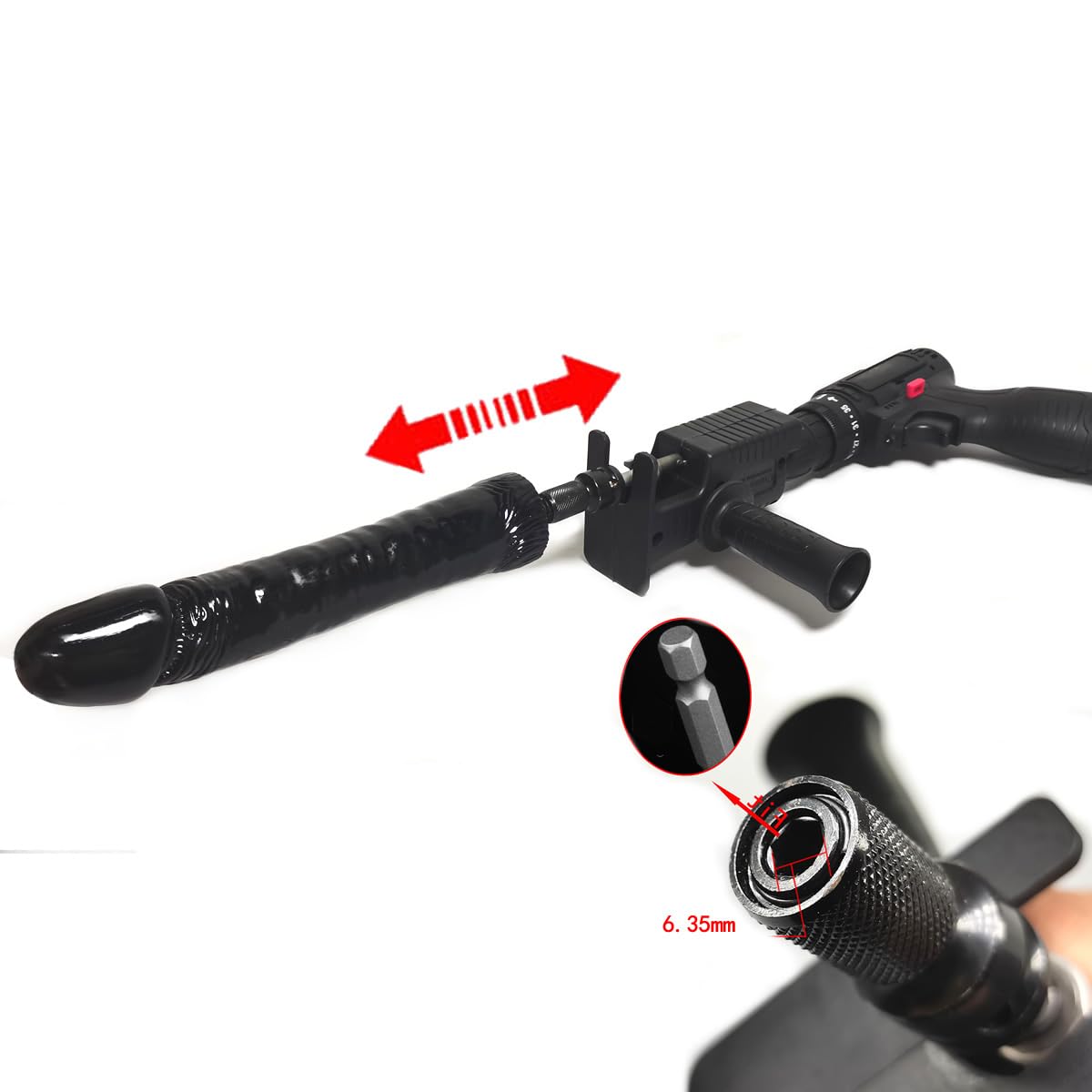 Amazon.com: TenFruit Electric Drill Thrusting Set B DIY Sex Machine - 1  Drill Adapter & 1 Large Dildo with Drill Connector for Auto Spinning and  Thrusting : Health & Household