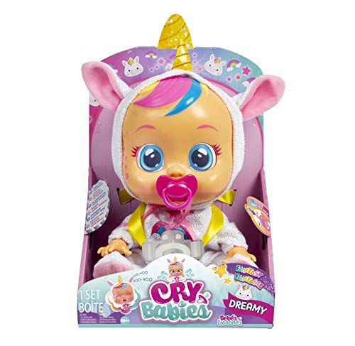 Cry Babies Dreamy The Unicorn 12” Baby Doll | Shimmery Removable Rainbow Pajamas For Girls And Kids 18 Months And Up , Pink #TOP5
