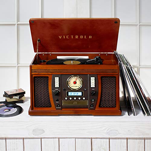 Victrola Aviator 8in1 Bluetooth Record Player & Multimedia Center
