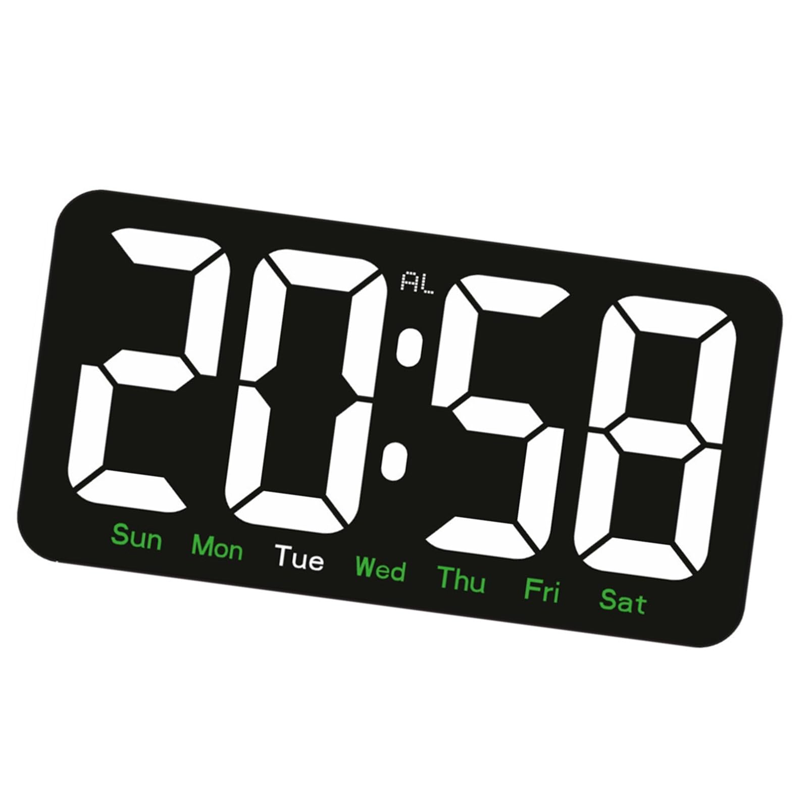 Nucelit Digital Alarm Clock for Bedroom Desk Clock for Living Room Bedroom with Night Modes, Dimmer, Temperature Date Day of Week Alarm Clocks for