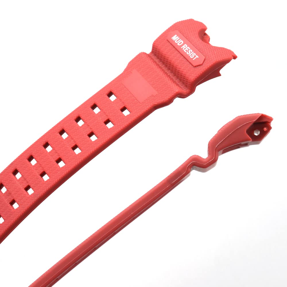 Zapasowy pasek do zegarka z żywicy, kompatybilny z męskim sportowym, wodoodpornym paskiem do zegarka Casio GWG1000 GWG-1000 GB, 28mm, Żywica, Kwarc sztuczny