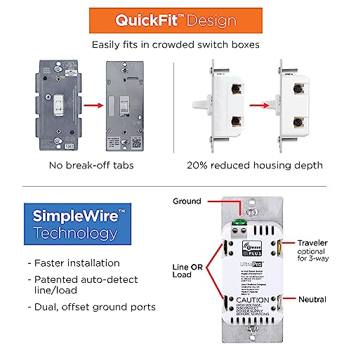 Ultrapro 59374 700 Series Z-Wave In-Wall Smart Light Switch thumb #2