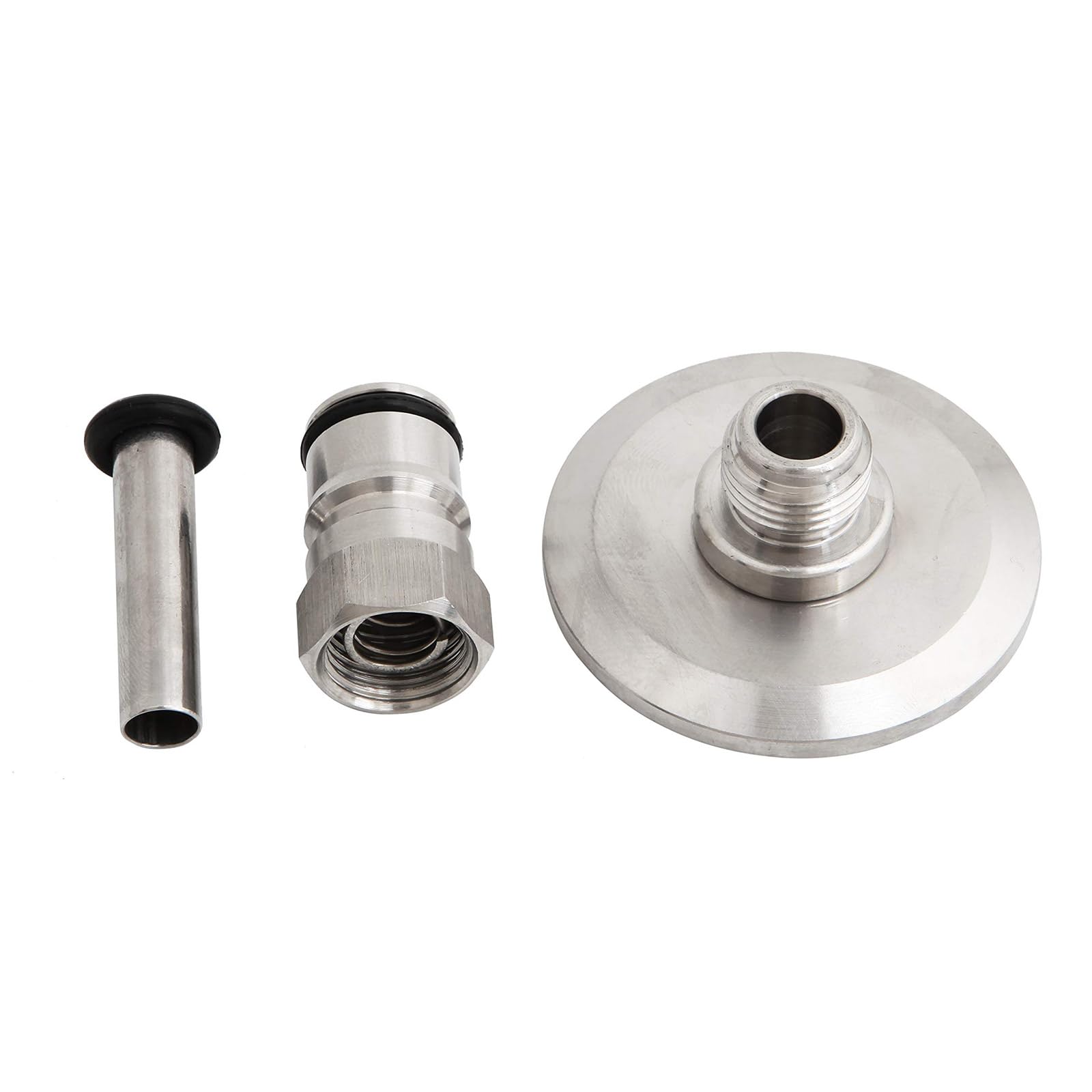 Kaeltsyn To Triples Clamps Adapter 1.5Inch for Corny Kegs Brewing Relief Steel Pressure Transfer Post
