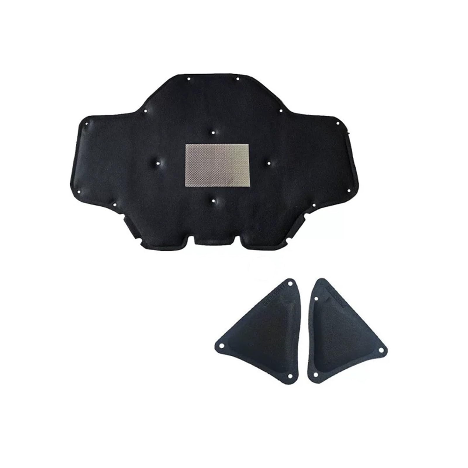 Lycheu B With Diagonal Front Hood Engine Firewall For X3 For X4 G01 G02 2018-2024 Car Front Hood Engine Sound Heat Insulation Cotton Pad Soundproof Mat Cover Accessories