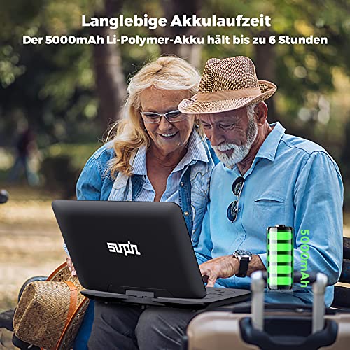 16.9'' Tragbarer DVD Player mit 14.1'' HD Großbildschirm, Kinder DVD Player, Einzigartiges Extra Button Design, Tragbar… - Image 6