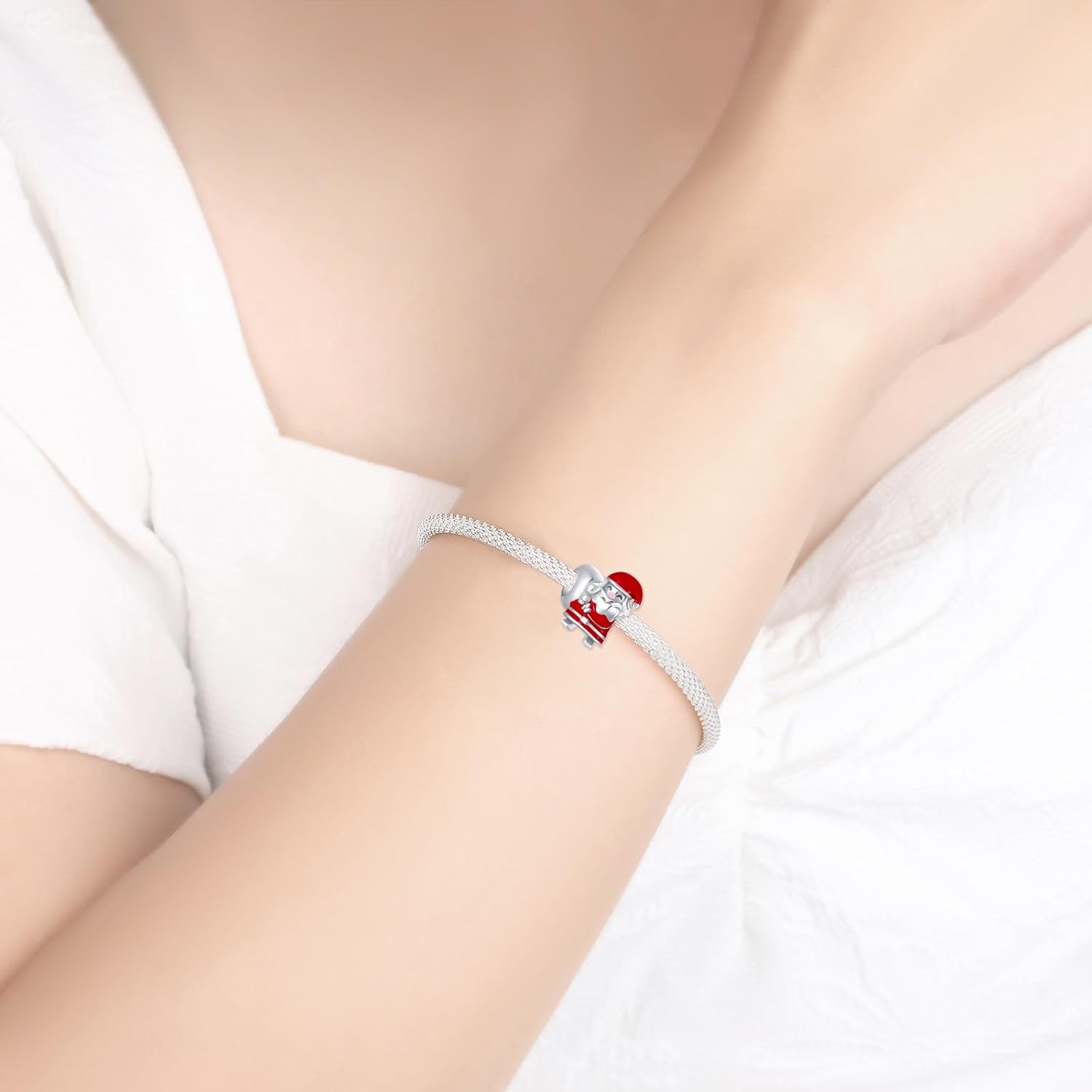 Christmas Charm 925 Sterling Silver Charms Sets fits Bracelets and Necklace Pendant Bead Charms Jewelry for Women Family Friends - Image 6