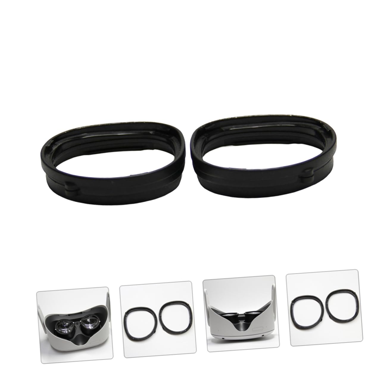 Mikikit 6pezzi Anello Protettivo Per Lenti Vr Accessorio Compatibile Con Rift Protezione Anti- Per Occhiali Vr Facile Da Installare