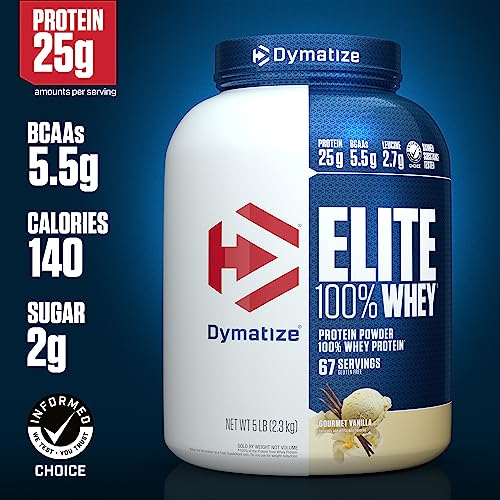 Dymatize 56008 Elite 100% Whey Protein Powder thumb #1
