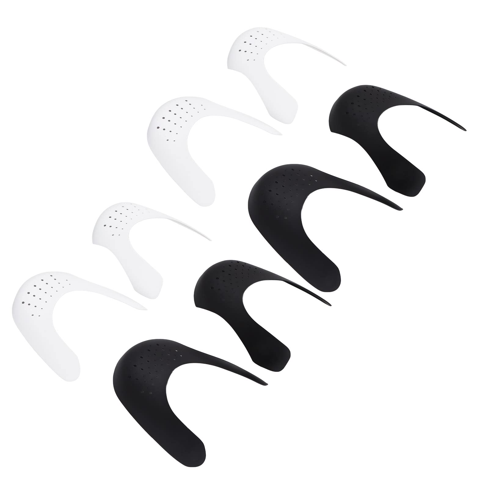 Anti-wrinkle shoe covers, 4 pairs of non-slip shoe covers, comfortable to wear, breathable for daily use