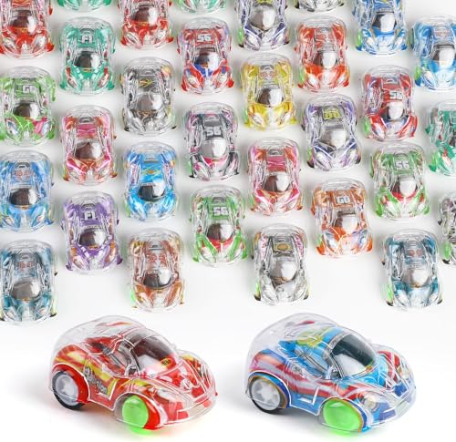 DERAYEE 30PCS Mini Voiture à Friction, Jouet Voiture Enfant pour des Courses Amusantes