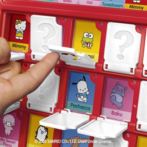 Hasbro Gaming Guess Who? Hello Kitty and Friends Edition Game | Officially Licensed Sanrio Games for Kids | 2 Players | 15 Mins. | Travel Friendly | Ages 6+ (Amazon Exclusive) - image 5