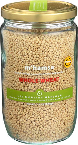 Les Moulins Mahjoub, Couscous Whole Wheat Hand Rolled Organic, 17.6 Ounce