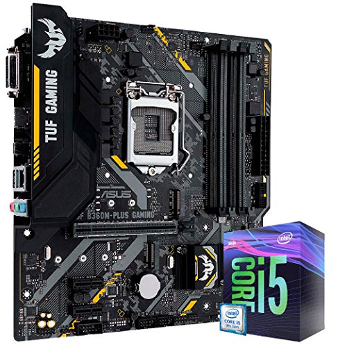 Kit Upgrade Placa mãe ASUS TUF Gaming/BR H310M-Plus LGA 1151, Processador Intel Core i5 9400F 4.10Gh