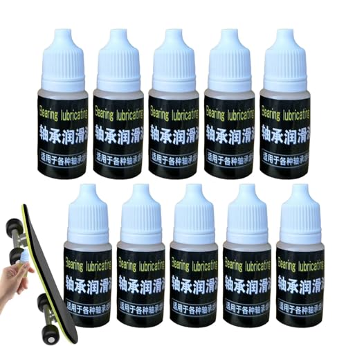 Firulab Aceite para rodamientos de patinetas, lubricante para rodamientos para patinetas, Lubricante para rodamientos, Lubricante para rodamientos de Patines Multiusos, Profesional, fácil