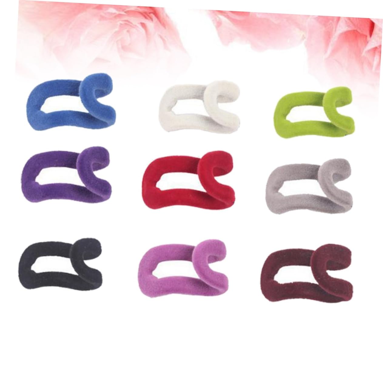 CHILDWEET 20pcs Clothes Holder Clothes Cascading Hangers Clothes Racks Hanger Connector Accessories Hangers Mini Clothes Rack Velvet Hanger Coat Hangers Sturdy Hangers Nonslip Hangers Hook