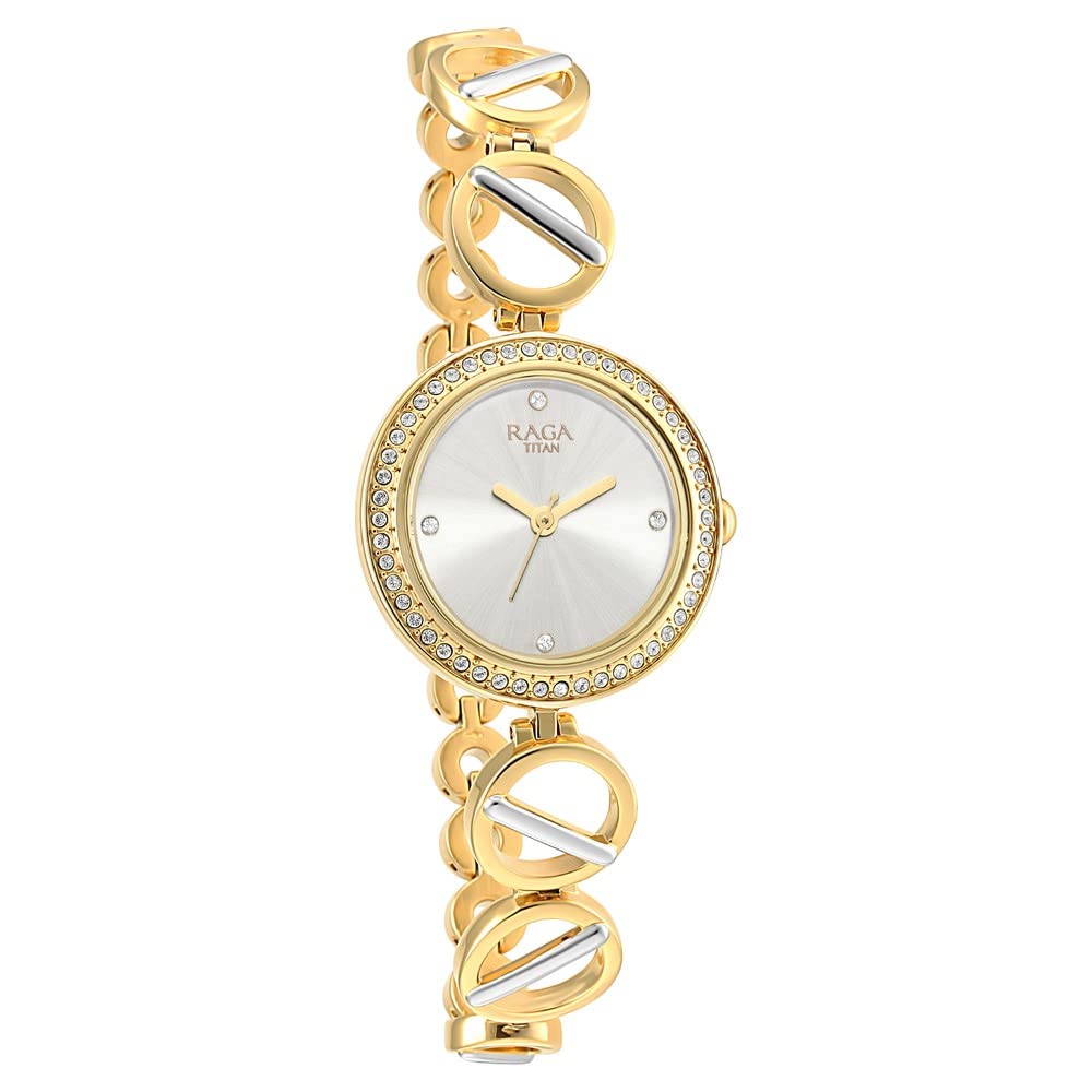 Titan Women Metal Analog Gold Dial Watch-2643Bm01/Np2643Bm01, Band Color-Gold (B09B9SR72C) Amazon Price History, Amazon Price Tracker