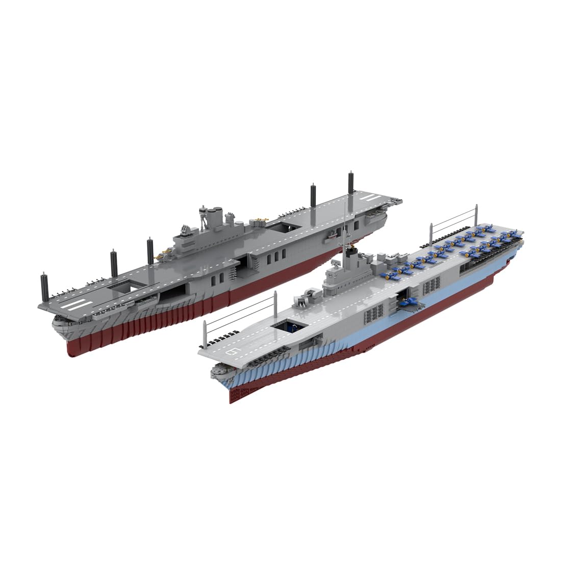 Amazon.com: XMBRICDIYY WW2 Navy Aircraft Carrier Building Blocks