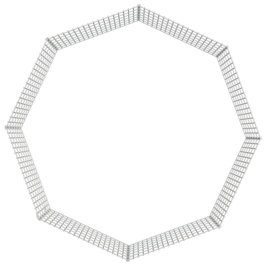 vidaXL Conigliera con 8 Pannelli 54x60 cm Ferro Zincato