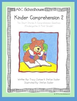 Paperback Kinder Comprehension Level 2: Ten Short Stories & Comprehension Questions Book