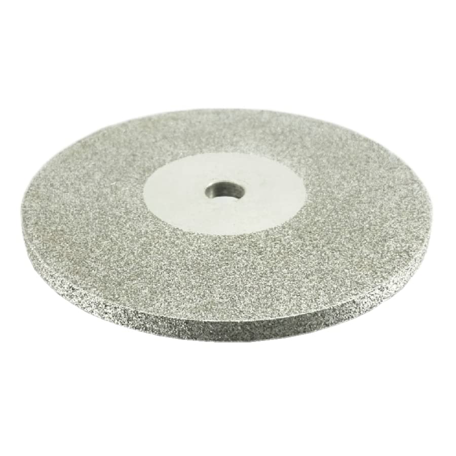 1PCS 100MM Double Sided Diamond Disk 45-1000 Grit Grain Lapidary Diamond Grinding Disc Wheel Rotary Abrasive Tools (45 Grit)