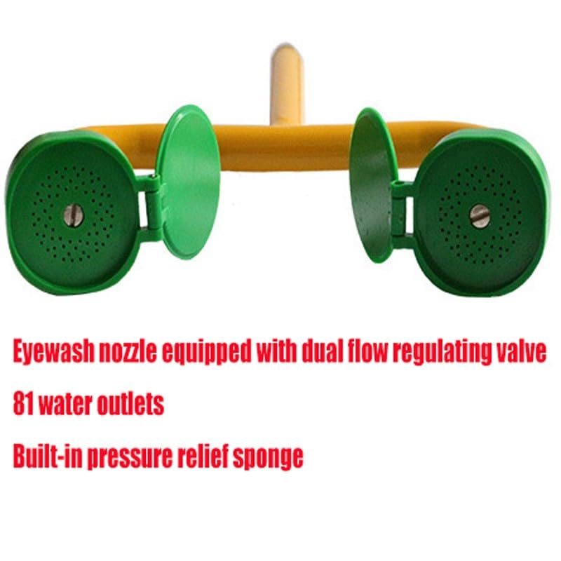 Gfdbhjer Eye Wash Station Wall-Mounted Emergency Eyewash Station Eye Wash Kit Emergency Eye and Face Wash Device(Color:B)