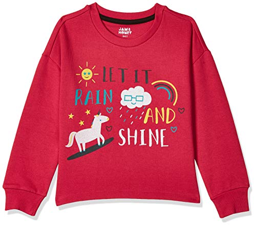 Image of Amazon Brand - Jam & Honey Girls Winter Sweatshirt
