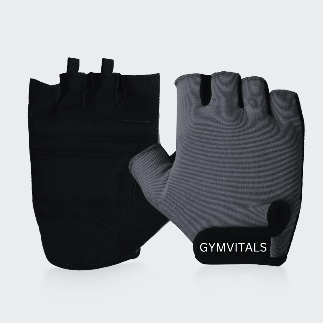 GYMVITALS Treno Black Weight Lifting Gym and Fitness Exercise Gloves for Men and Women Fitness for Exercise and Weightlifting, Large, Black (B0D48P5FJV) Amazon Price History, Amazon Price Tracker