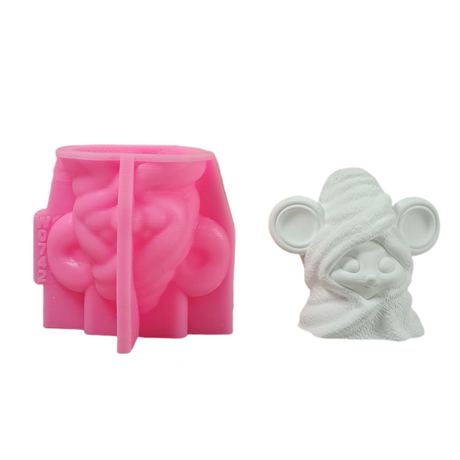 Xjdzineq Silicone Molds for Soap Gypsum Decoration Temperature Resistant Fondant Silicone Mold Home Decoration Mold