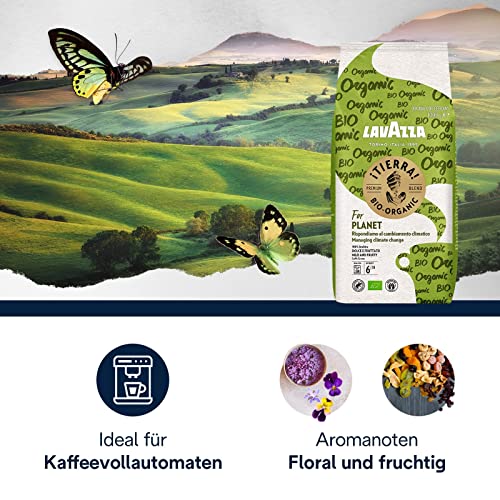 De'Longhi Dinamica Plus ECAM 370.70.B & Lavazza Kaffeebohnen im Set, Kaffeevollautomat mit LatteCrema Milchsystem und Farbdisplay inkl. 1 kg Lavazza ¡Tierra! For Planet, Schwarz – Bild 8