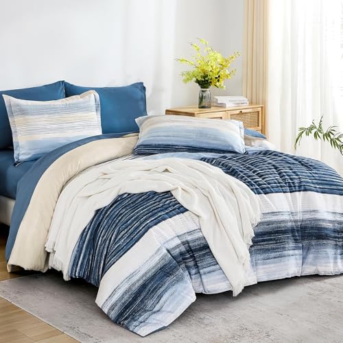 Couette pour lit double avec taies d'oreiller assorties parure de lit - 6
