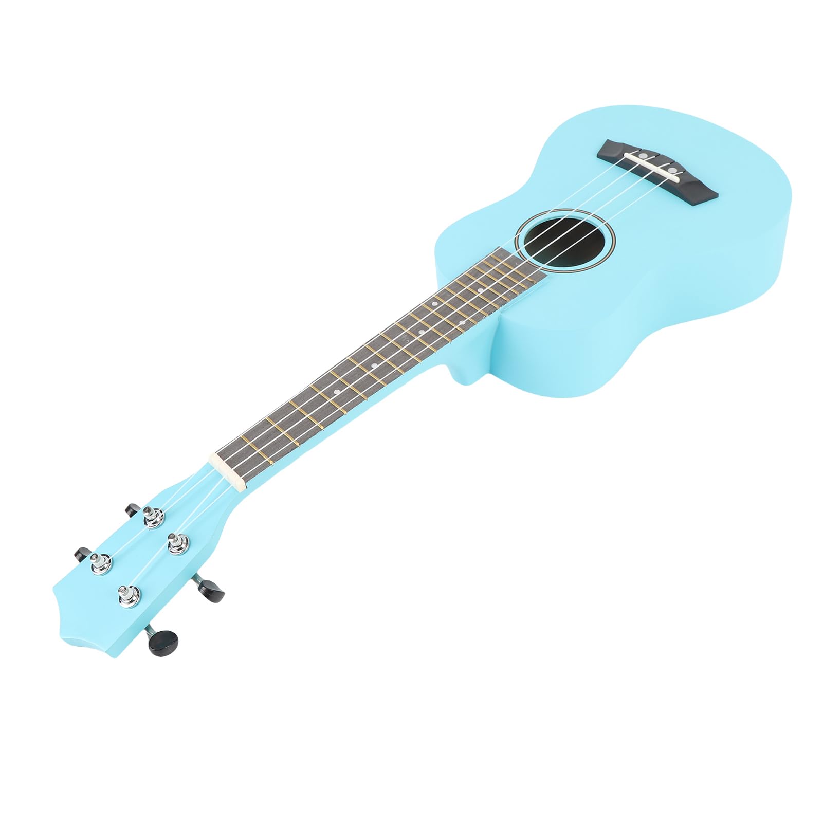POENVFPO Starter Kit per Ukulele in Tiglio da 61 Cm per Principianti, con Accordatore Elettronico, Corde in Nylon, Borsa, Tracolla e Plettri, Regalo Perfetto per le Vacanze di Compleanno