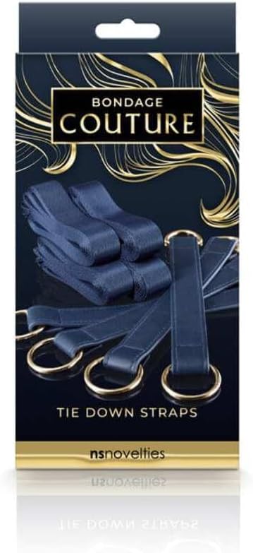 NS Novelties NS Novelites - Bondage Couture Tie Down Straps - Blue