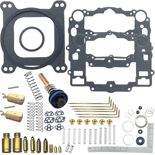 Rebuild Kit For Edelbrock 1406 Carburetor Compatible With Genuine Edelbrock 1477 Carburetor Rebuild Kit for Edelbrock 1406 1405 1400 1403 1407 1411 Carbs Cart AFB 4 barrel Carburetor Rebuild