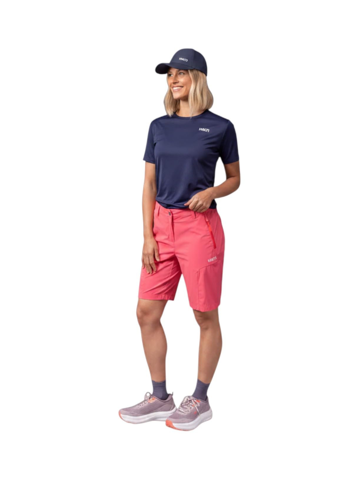 Halti Pallas Cool Damen Outdoor Stretch Shorts | Leicht, atmungsaktiv mit UV-Schutz & wasserabweisender Nachhaltigkeit, Outdoorhose, Ausrüstung, Frauen, Sportbekleidung