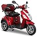 Rolektro E-Trike 25 V.2 Dreirad Rot - Elektromobil 1000W - E-Mobil mit 50km RW - Seniorenmobil mit Straßenzulassung