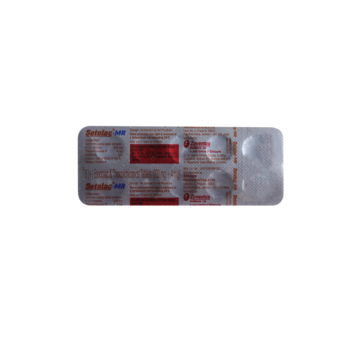 SETOLAC-MR - Strip of 10 Tablets