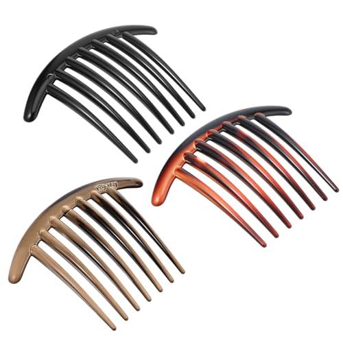 Ymapinc 3PCS Peines Laterales Franceses de Plástico miniatura 1